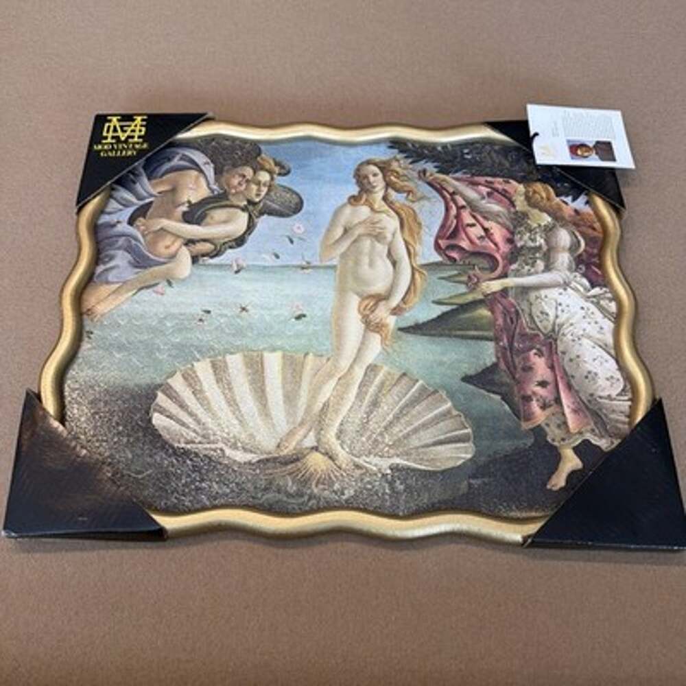 Botticelli Birth of Venus Renaissance Wavy Frame 15x12